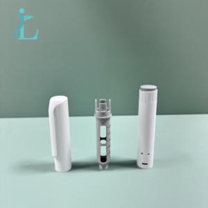 Stylo en plastique manuel, prix de gros, 3 ml, 60 UI, 80 UI, bouton rotatif externe gris - Product Image 4