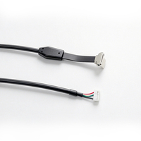 Câble FPC répartiteur en Y, faisceau de câblage droit, connecteur USB-C mâle double coudé, assemblage de câbles pour équipement numérique