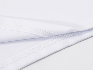 Solf Touch Cotton Feeling White 100% Polyester Men's Sublimation T Shirt Blank for <strong>Home</strong> <strong>Textiles</strong> - Product Image 5