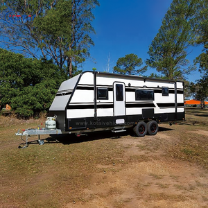 <span class=keywords><strong>Remorque</strong></span> de voyage 22Ft <span class=keywords><strong>Semi</strong></span> Off Road Caravan 4X4 Grande taille 4 couchettes Camping-car Rv Camping Camper Van - Product Image 3