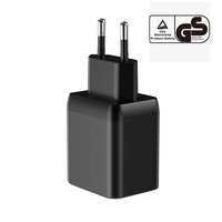 Adaptateur de voyage universel 35W USB C Bloc chargeur mural US vers Europe Adaptateur de prise USA EU UK AUS Plug Charge rapide pour iphone
