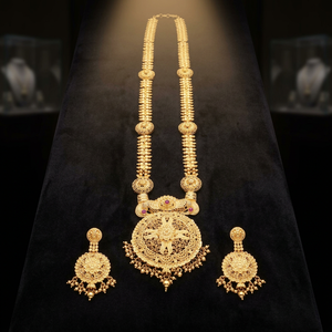 Formando joyas de boda, collares de oro de formación larga, regalo de ocasión especial para mujeres Cobre y Latón chapado en oro laminado - Product Image 5