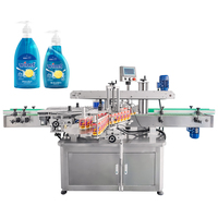 Machine d'étiquetage automatique YIMU pour bouteilles de savon carrées, hexagonales et plates, avec application d'autocollants adhésifs sur le devant et le dos