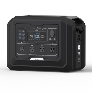 ซัพพลายเออร์แบตเตอรี่ Lifepo4 เครื่องกำเนิดไฟฟ้าพกพา 1000w เครื่องกำเนิดพลังงานแสงอาทิตย์ ชาร์จเร็ว สถานีไฟฟ้าพกพาสำหรับบ้าน 2000W 1kwh - Product Image 1