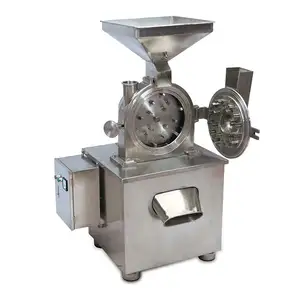 Different output size herb grinder with dust catcher food grinding machine