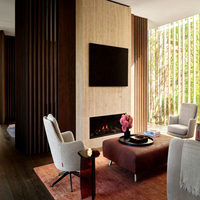 Panneaux muraux décoratifs en pierre de travertin, finition polie turque, intérieur extérieur, salle de bain, décoration de villa, design moderne, Dougbuild