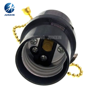 DIY Bakelite Đèn Chủ Ổ Cắm E26/ <span class=keywords><strong>E27</strong></span> Đèn Ổ Cắm Với Kéo Chuỗi Chuyển Đổi On-Off Nhựa Bulb Chủ Zipper Chuyển - Product Image 5