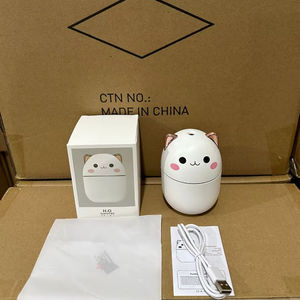 Electrodomésticos humidificador Usb 300Ml Linda mascota Animal encantador con luz nocturna Mini difusor de aceite esencial de aire <span class=keywords><strong>Ca</strong></span> - Product Image 1
