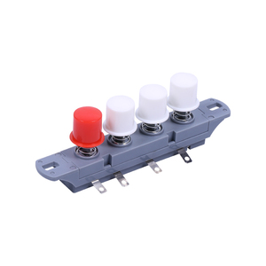 <span class=keywords><strong>4</strong></span>キー3ギア電気ファンキースイッチヘッドセルフロック押しボタン制御カスタム長さ250V最大電圧 - Product Image 1