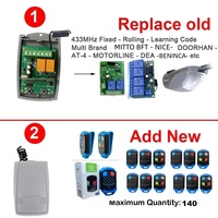 Télécommande sans fil universelle TUYA WiFi, interrupteur intelligent pour 433Mhz 9-30V 85-250V, récepteur de télécommande à code fixe et à code roulant