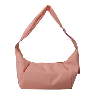 Durable Custom Waterproof Polyester Women's Waist Crossbody Bag Fashion Designer Logo Casual Adjustable Shoulder Hobo Bags