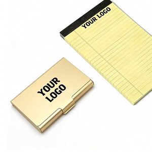 ที่ใส่บัตรโลโก้สลักชื่อ สำหรับธนาคาร ที่ระลึก ของขวัญ ของพรีเมี่ยม  กล่องใส่บัตรโลหะ ที่ใส่บัตรธุรกิจ ของขวัญส่งเสริมการขายแบบกำหนดเอง - Product Image 1