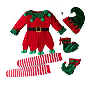 Conjunto de árbol de Navidad verde al por mayor para niños, paquete familiar, traje de padre e hijo, <span class=keywords><strong>disfraz</strong></span> de <span class=keywords><strong>elfo</strong></span> verde para niños, <span class=keywords><strong>disfraz</strong></span> de Navidad para escenario - Product Image 2
