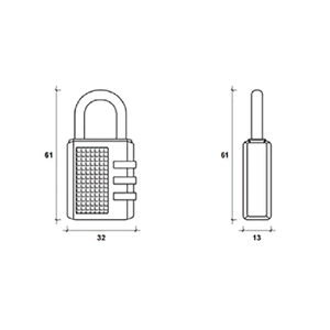 <span class=keywords><strong>Candado</strong></span> de Combinación de Aleación de Zinc de 4 Dígitos Antirrobo, Resistente al Agua y Duradero para Viajes al Aire Libre y Uso en Gimnasio, en Existencia - Product Image 2