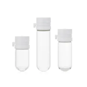 透明圆底小细油瓶透明玻璃面膜小瓶13毫米管径精油瓶