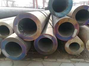 Tubo de Acero sin Costura ASTM A283 T91 P91 P22 A355 4130 42CrMo 15CrMo, Tubería de Aleación de Carbono ST37 C45 SCH40 A106 Gr.B A53 Certificada GS - Product Image 3