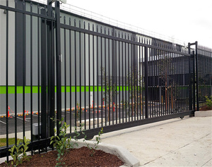 Porte coulissante électrique personnalisée/tubulaire en acier, métal, fer, <span class=keywords><strong>portail</strong></span> <span class=keywords><strong>de</strong></span> clôture <span class=keywords><strong>de</strong></span> jardin moderne pour système <span class=keywords><strong>de</strong></span> <span class=keywords><strong>portail</strong></span> <span class=keywords><strong>coulissant</strong></span> automatique - Product Image 4