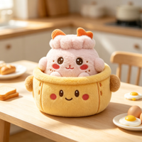 Peluche Agneau en Coton PP Écologique Brodé Anti-stress Personnalisé Adorable Animal en Peluche Super Doux Faible MOQ OEM ODM