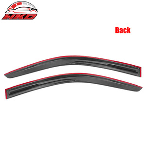 Viseras para ventanas estilo Mugen de acrílico con cinta adhesiva, 2 piezas, compatibles con Honda CR-Z CRZ 11-16 - Product Image 4
