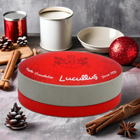 Boîte en fer blanc avec couvercles hermétiques, boîte de rangement métallique multi-usages pour thé, gâteaux, bonbons, bijoux, biscuits de Noël, chocolat, emballage cadeau