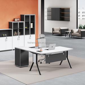 Phần cứng L hình dạng bàn điều hành máy trạm hội nghị nhà văn phòng đồ nội thất bàn bàn văn phòng - Product Image 4