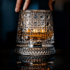Vaso Giratorio para <span class=keywords><strong>Whisky</strong></span>, Cristal sin Plomo, con Posavasos, para el Hogar, Bar, Fiestas, Regalo - Product Image 2