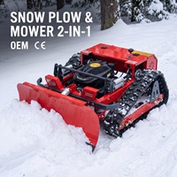 Souffleuse à neige sans fil à essence 4 temps, télécommandée, autopropulsée pour ferme, allée, jardin, chemin, conforme aux normes EPA et CE