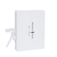 Boîte d'invitation personnalisée avec ruban pour mariage, ruban de haute qualité, 10 pièces