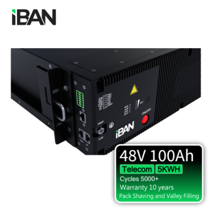 Batterie au lithium-fer à décharge profonde personnalisée 6000, 48V 100Ah, pour télécommunications, intelligente - Product Image 6
