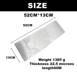 Nhiệm vụ nặng nề có thể tái chế PE túi rác nhựa rõ ràng công nghiệp rác có thể lót chân không túi bụi - Product Image 4