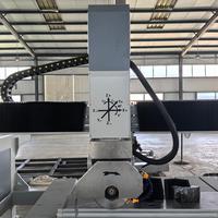 Machine de découpe de pierre automatique à quatre axes RBB HQ-3220B pour granit et marbre, haute rigidité, motorisée, avec fonction de chanfreinage