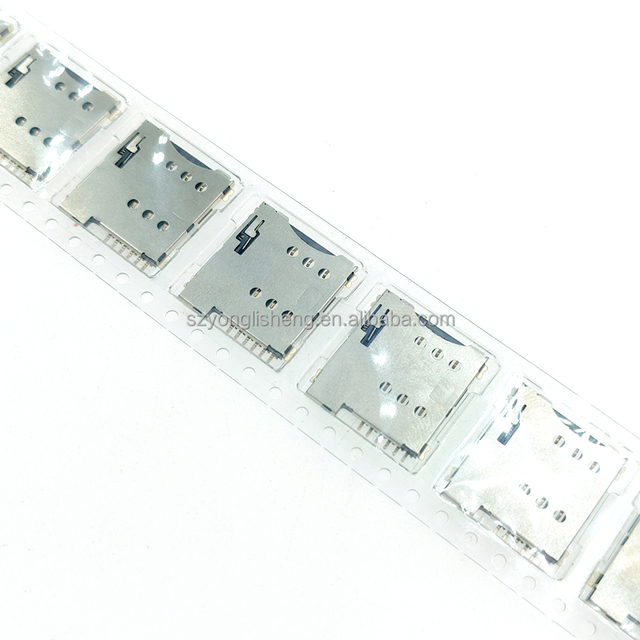 Micro SIM 1.35 6P Memory Card Push Card Socket Connector