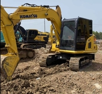 Excavatrice hydraulique sur chenilles Komatsu PC100 de machines de construction d'occasion du Japon 100% d'origine