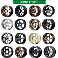 Ruedas para Automóviles de Pasajeros Gram LIGHTS Style 57CR 57DR 57NR, 1 Pieza, Ruedas de Aleación de 15-26 Pulgadas, Llantas Forjadas para Civic Type R CR-V