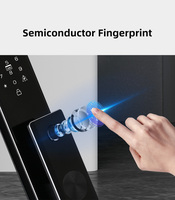 Cerradura Inteligente con Reconocimiento Facial 3D, con Aplicación y Soporte en la Nube, Huella Dactilar, Contraseña, Tarjeta, Cerradura de Seguridad para Puerta de Casa, Apartamento u Oficina