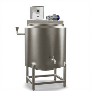 Pasteurisateur industriel de 300 litres pour mélange de crème glacée, machine de transformation laitière en acier inoxydable pour production commerciale - Product Image 1