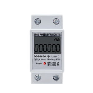 Đơn-giai đoạn 220V LCD kỹ thuật số điện wattmeter resettable Zero kWh Điện áp & hiện tại tiêu thụ điện năng truy cập với DIN đường sắt - Product Image 3