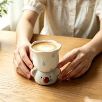 Tasse à café en céramique Lelyi Creative Cute Bear, tasse à latte, tasse à latte