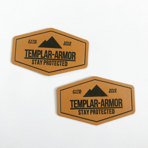 Etichetta in Pelle Personalizzata per Cappelli, <span class=keywords><strong>Patch</strong></span> in Pelle con Logo in Rilievo da Applicare con Ferro da Stiro - Product Image 2