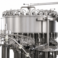 Machine de remplissage de bouteilles d'eau en plastique pour boissons, électrique, numérique, automatique, contrôlée par PLC, 200 BPM, haute précision pour 500 ml