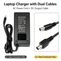 Chargeur de remplacement 65W compatible avec les anciens et nouveaux modèles Dell avec embouts interchangeables, adaptateur secteur premium, vente en gros