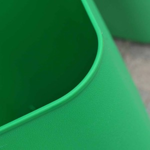 <b>Square</b> Plastic Trash Can 10L Green Indoor Waste <b>Bin</b> for Office Bathroom Thickened Design - Product Image 1
