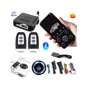 Ventas de fábrica Alarma de coche universal Control remoto PKE Coche Entrada sin llave Sistema de alarma de arranque del motor Botón pulsador Parada de arranque remoto - Product Image 1