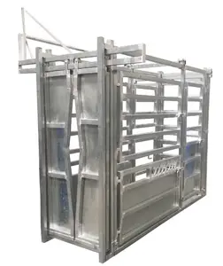 Galvanized bulk livestock cattle crush panels With Weighing Scale or not