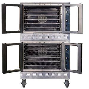 Peralatan Essential Oven konveksi tumpukan tunggal/ganda elektrik komersial gaya Amerika untuk memanggang roti di restoran - Product Image 2