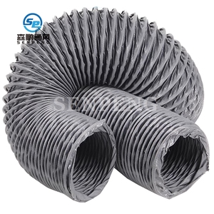 Nhà Máy Trực Tiếp Hot Bán 4 Inch 100Mm Đường Kính 10M Dài Nhựa Linh Hoạt Điều Hòa Không Khí Ống Xả Thông Gió Ống - Product Image 1