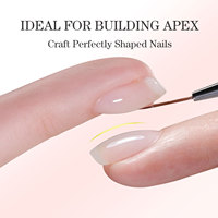 Gel de construction Hanyinails sans HEMA, 48 couleurs, faible chaleur, auto-nivelant, haute dureté, pour extension d'ongles