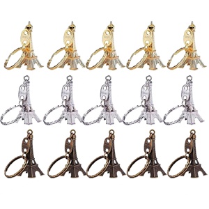 Fabricante Profesional de Porta Llaves Metálicos Personalizados, Creativo Llavero 3D de la Torre Eiffel de París, Recuerdos de Viaje Franceses - Product Image 4