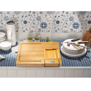 BSCI Quality <strong>Digital</strong> <strong>Scale</strong> <strong>Natural</strong> Bamboo Cutting Board Electronic <strong>Scale</strong> 5kg Kitchen Weighing <strong>Scale</strong> - Product Image 4