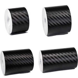 Bande de seuil de porte de voiture <span class=keywords><strong>K5D</strong></span> motif fibre de carbone bande anti-collision autocollant bord de porte autocollant de protection anti-rayures - Product Image 3